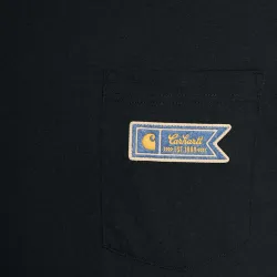 
                  CARHARTT Koszulka T-shirt Pocket Script czarna rozmiar S 107063.N04.S004